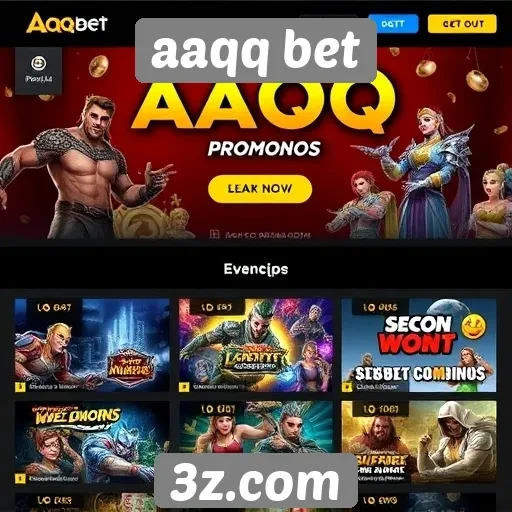Eventos e promoções programadas no site aaqq bet